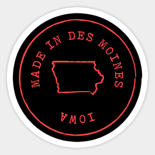 Made in Iowa T-Shirt Sticker